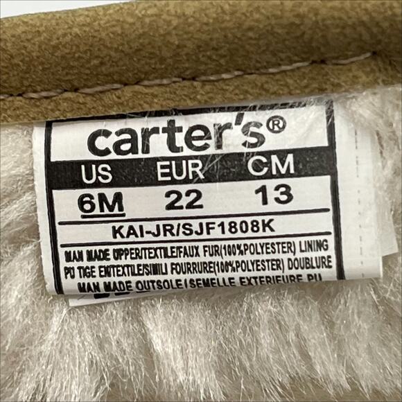 Simple Joys by Carter Kai-JR Boots Khaki Size 6 - Picture 10 of 11